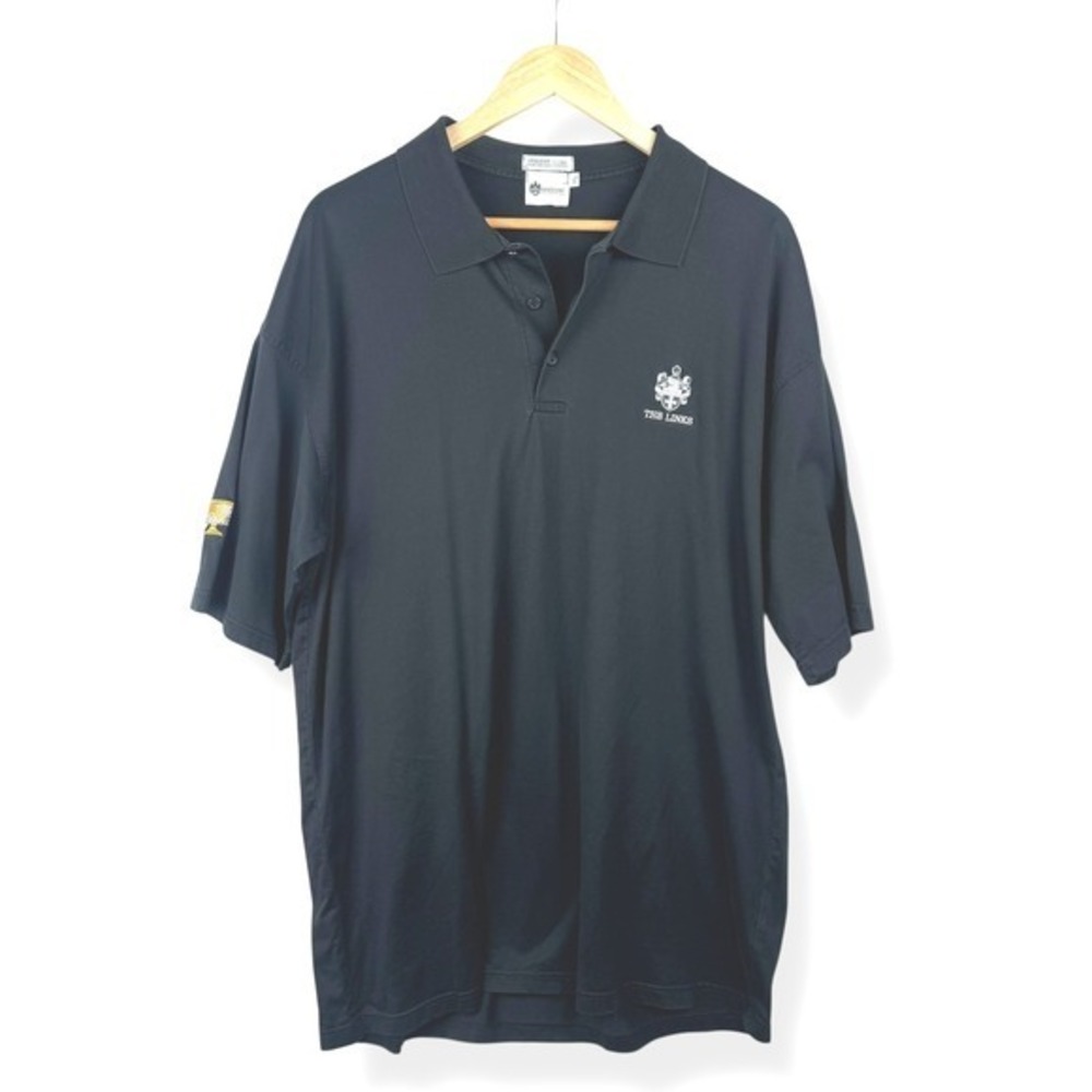 2003 Presidents Cup Golf Polo Mens Size XL Made in Italy Filoscozia Cotton Y2K
